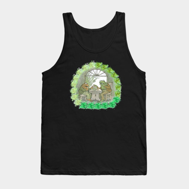 Frog and toad on table Tank Top by BanyakMau